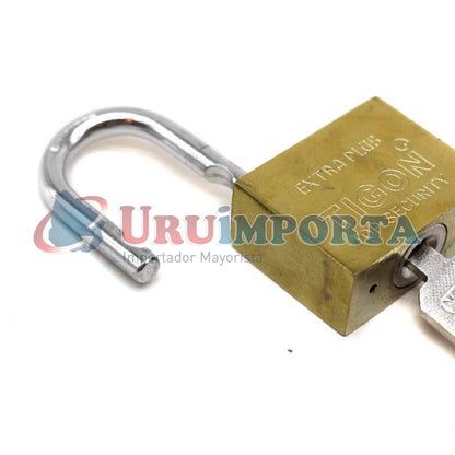 CANDADO TIGON BRONCEADO 40MM LH-328