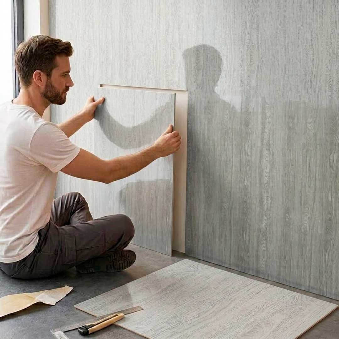 REVESTIMIENTO SIMIL MADERA GRIS 60X60CM LH-5660