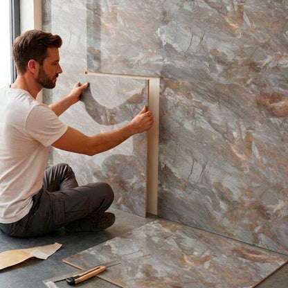 REVESTIMIENTO SIMIL MARMOL BEIGE 60X60CM LH-5665