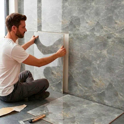 REVESTIMIENTO SIMIL MARMOL GRIS 60X60CM LH-5666
