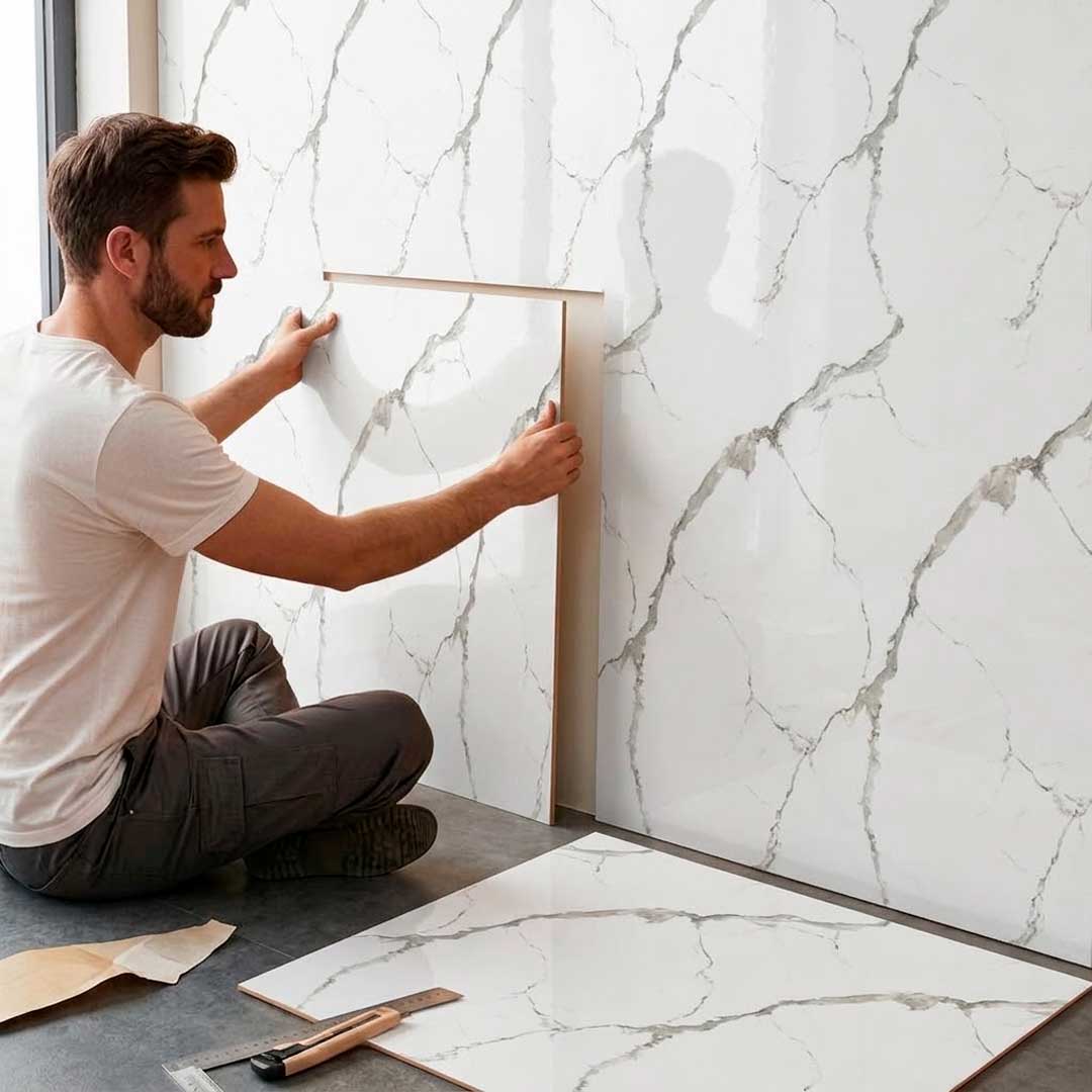 REVESTIMIENTO AUTOADHESIVO MARMOL 60X60CM  LH-5663