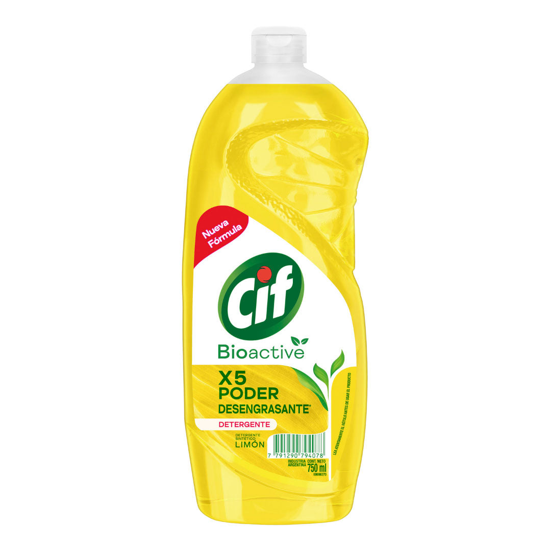 DETERGENTE CIF BIOACTIVE LIMON 750