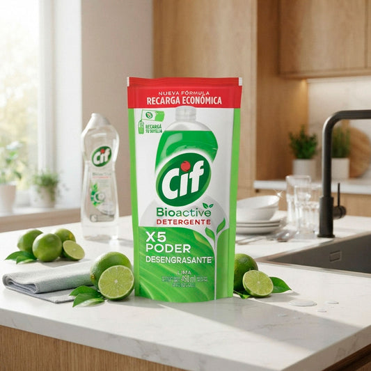 DETERGENTE CIF BIOACTIVE LIMA DOYPACK 450ML