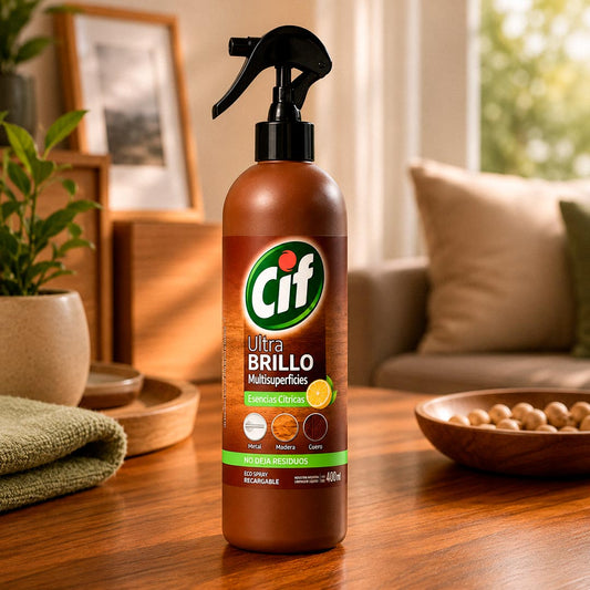 LUSTRAMUEBLES CIF ULTRA BRILLO ESENCIA CITRICA 400