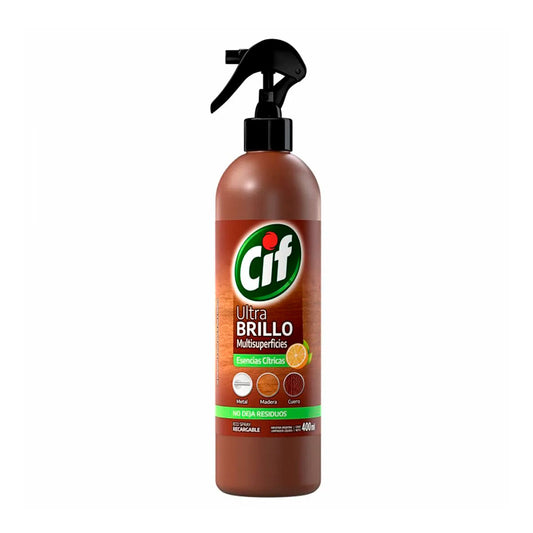 LUSTRAMUEBLES CIF ULTRA BRILLO ESENCIA CITRICA 400
