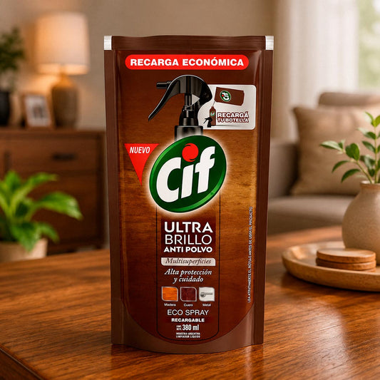 LUSTRAMUEBLES CIF ULTRA BRILLO DOYPACK 380ML