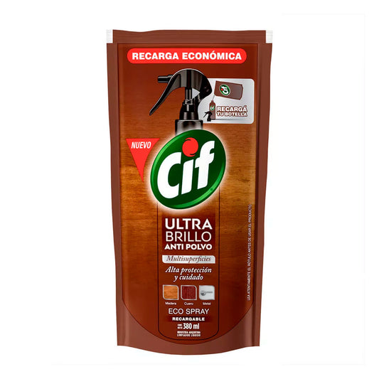 LUSTRAMUEBLES CIF ULTRA BRILLO DOYPACK 380ML