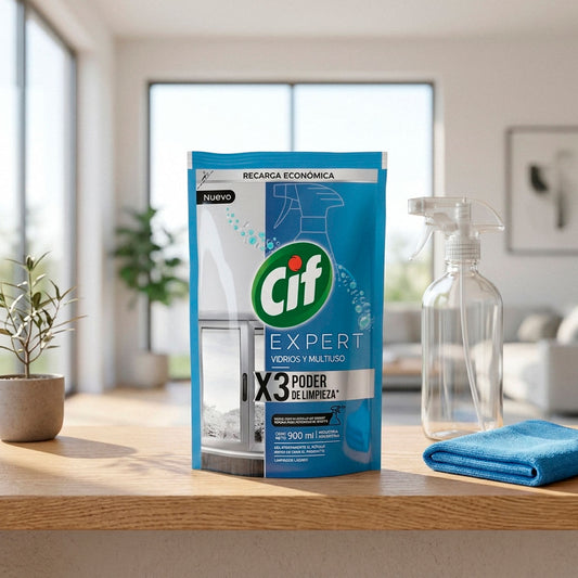 LIMPIAVIDRIOS CIF VIDRIOS EXPERT DOYPACK 900ML