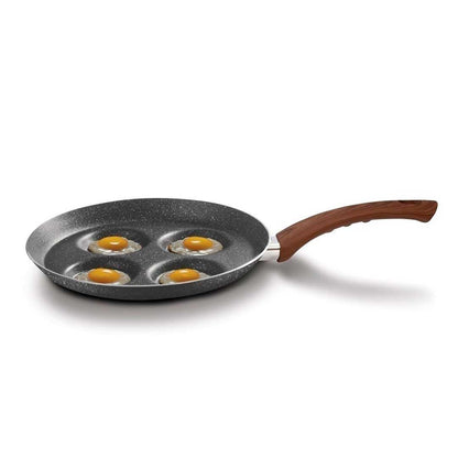 SARTEN 4 HUEVOS 24CM ALUM. MARBLE INDUC BL-3991
