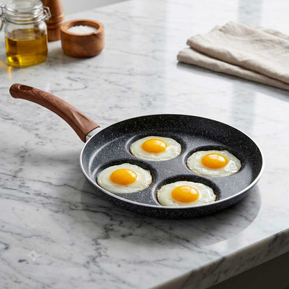 SARTEN 4 HUEVOS 24CM ALUM. MARBLE INDUC BL-3991