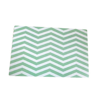 INDIVIDUAL PVC 43.5X28CM ESTAMPADO VER/BLA 633011