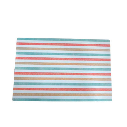 INDIVIDUAL PVC 43.5X28CM ESTAMPADO RAYAS 633012