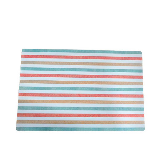 INDIVIDUAL PVC 43.5X28CM ESTAMPADO RAYAS 633012