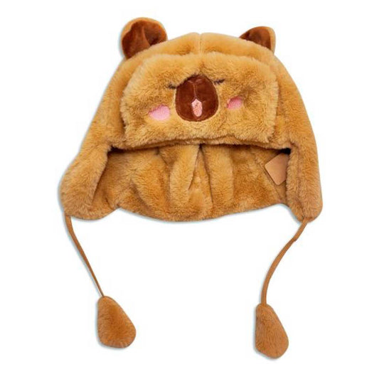GORRO DE PELUCHE JUVENIL CAPYBARA 40X25CM HU0600