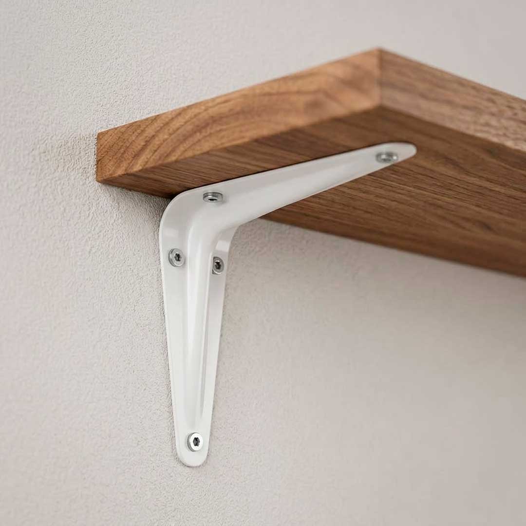 MENSULA METALICA 4″ X 5″ BLANCA LH-377