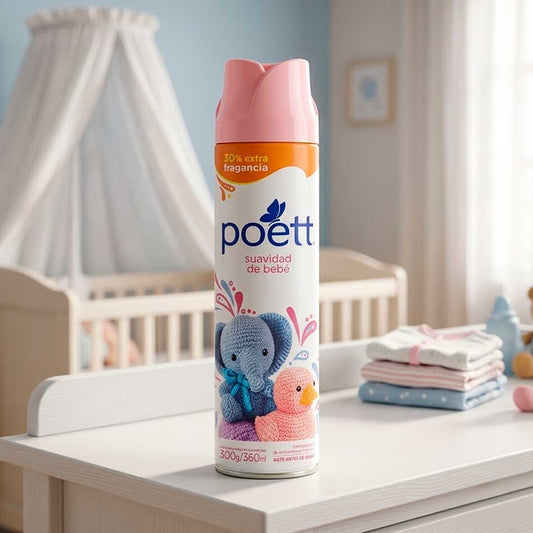 AROMATIZANTE POETT BEBÉ AEROSOL 360CC.