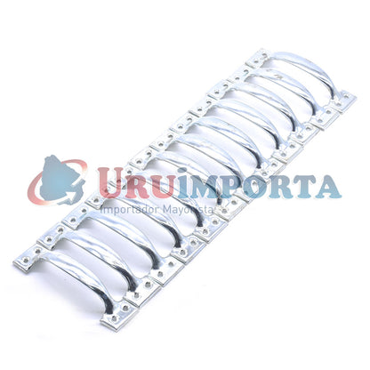 TIRADOR 6″ 12 UNIDADES METALICO CROMADO LH-3442