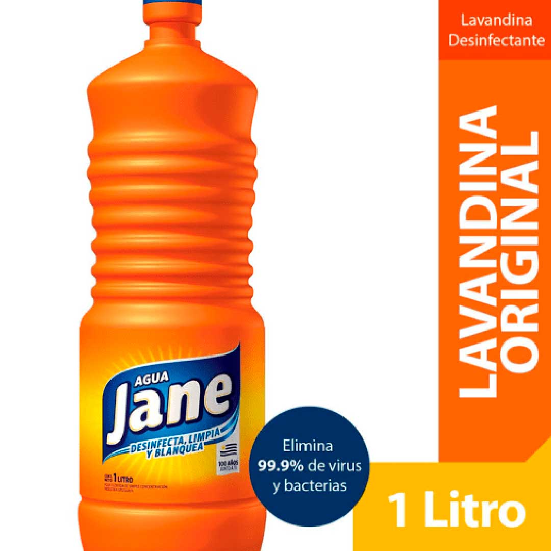 LAVANDINA AGUA JANE TRADICIONAL 1LT.
