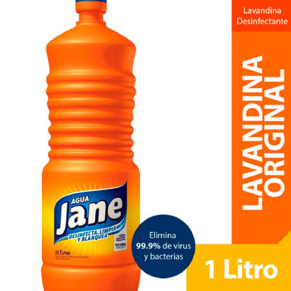 LAVANDINA AGUA JANE TRADICIONAL 1LT.