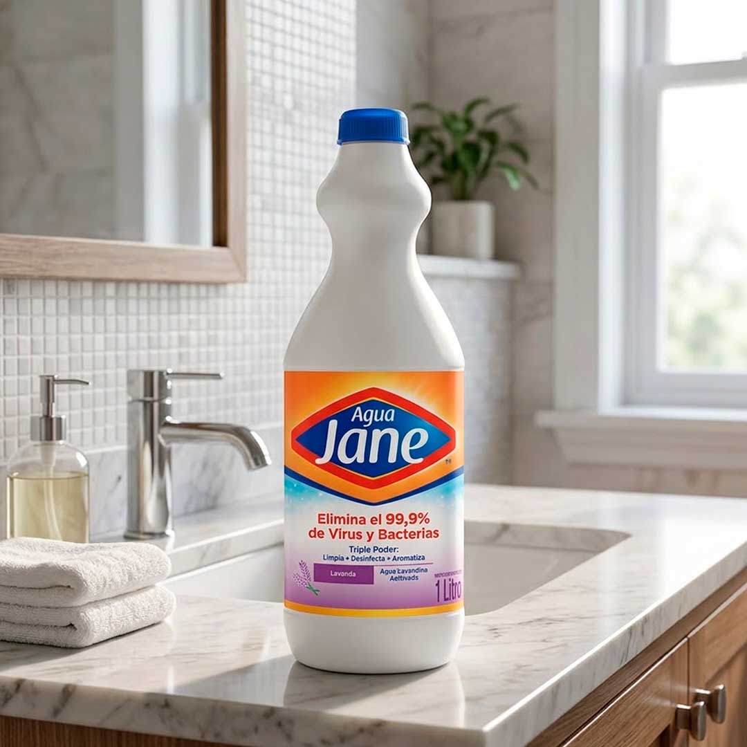 LAVANDINA AGUA JANE TRIPLE PODER LAVANDA 1LT.