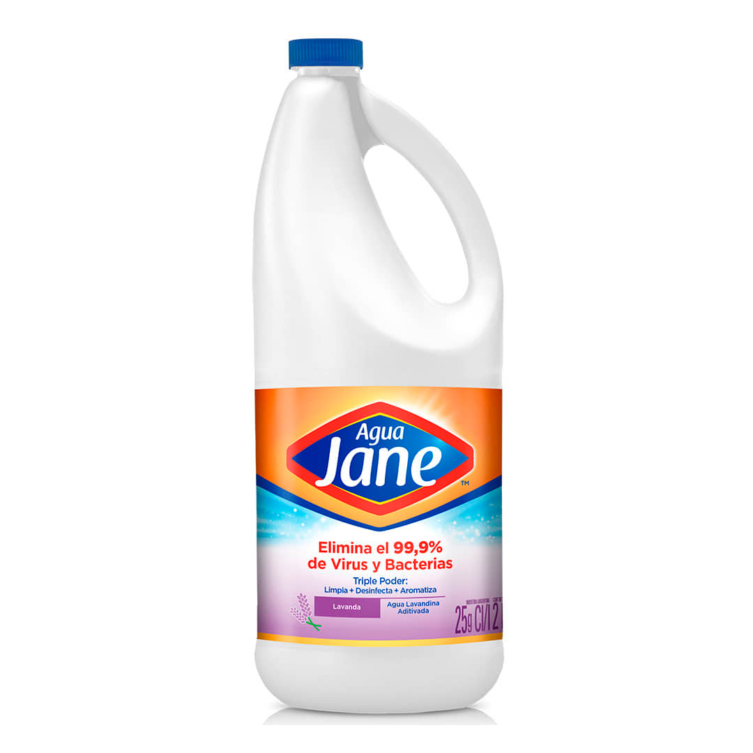 LAVANDINA AGUA JANE TRIPLE PODER LAVANDA 2LTS.