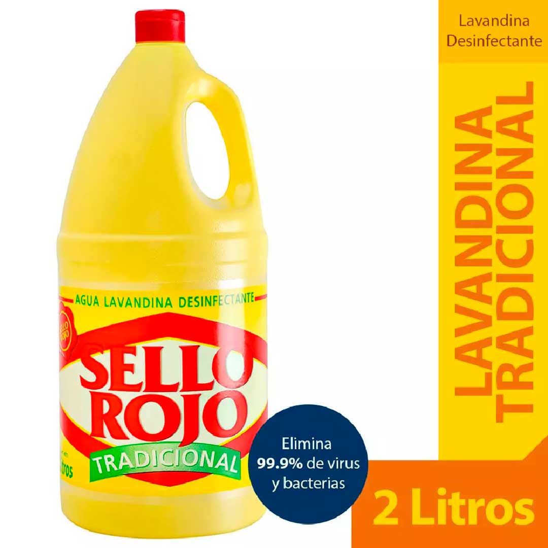 LAVANDINA SELLO ROJO TRADICIONAL 2LTS.