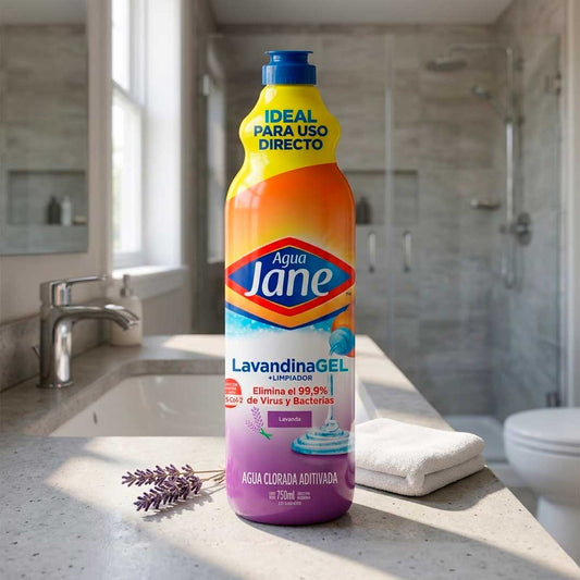 LAVANDINA AGUA JANE GEL LAVANDA 750ML.