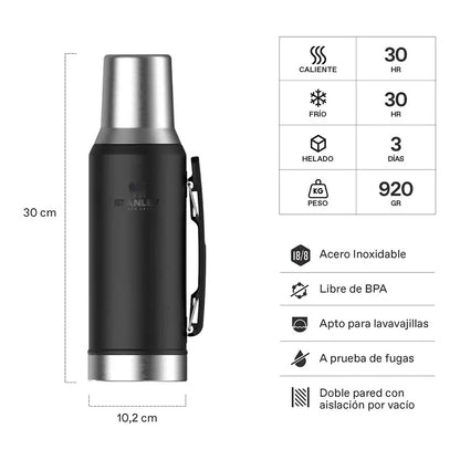 TERMO STANLEY MATE SISTEM 1,2 LT NEGRO