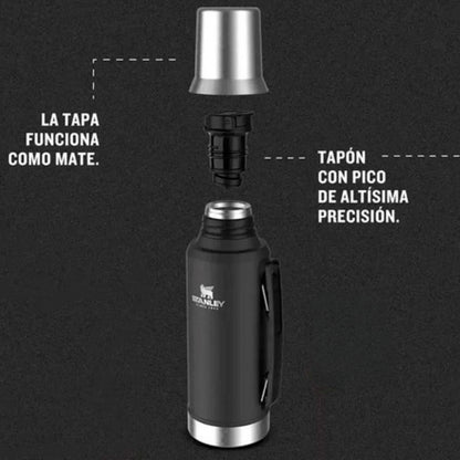 TERMO STANLEY MATE SISTEM 1,2 LT NEGRO