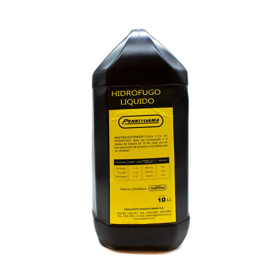 HIDROFUGO LIQUIDO 10 LITROS PENNSYLVANIA