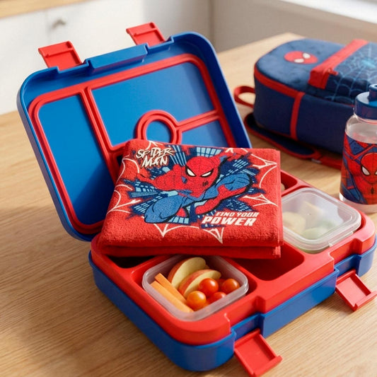INDIVIDUAL PP 30X30 SPIDERMAN TURQUESA