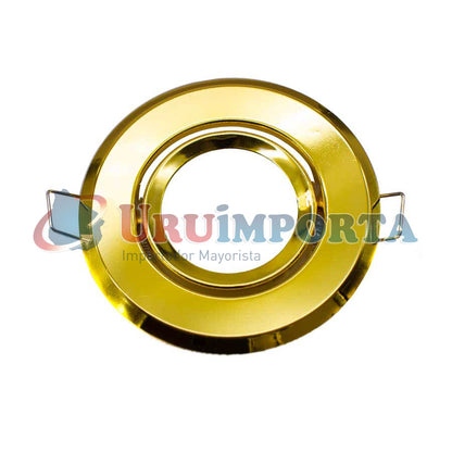 ARO P/DICROICA DORADO METALICO ARTICULADO LH-2080