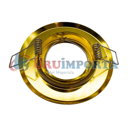 ARO P/DICROICA DORADO METALICO ARTICULADO LH-2080
