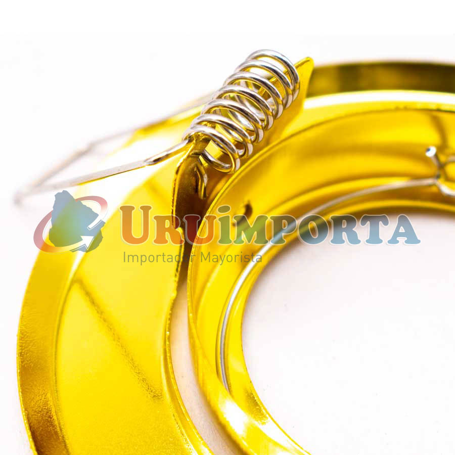 ARO P/DICROICA DORADO METALICO ARTICULADO LH-2080