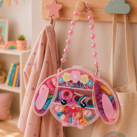 SET DE GOMITAS CARTERA PERRO 17X12.5X2.7CM HU1506