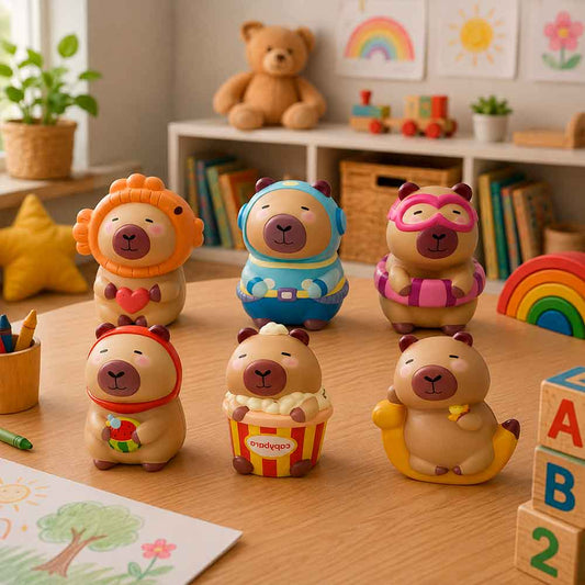 AMANSA LOCO CAPYBARA JOY 6 DISEÑOS 10.5CM HP1892