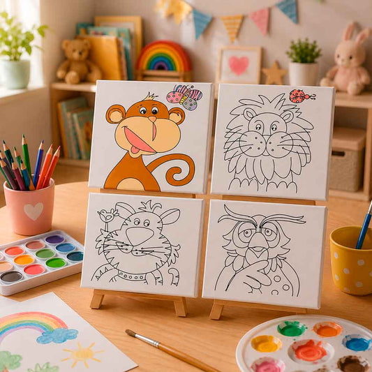 BASTIDOR PARA COLOREAR DISEÑOS 20X20CM HP1594