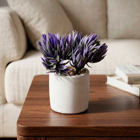 PLANTA ARTIFICIAL C/MACETA SIMIL YESO  LH-5790