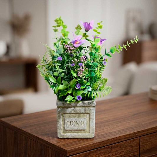 PLANTA ARTIFICIAL LIRIOS C/MACETA HOME LH-5793