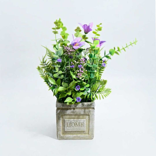 PLANTA ARTIFICIAL LIRIOS C/MACETA HOME LH-5793