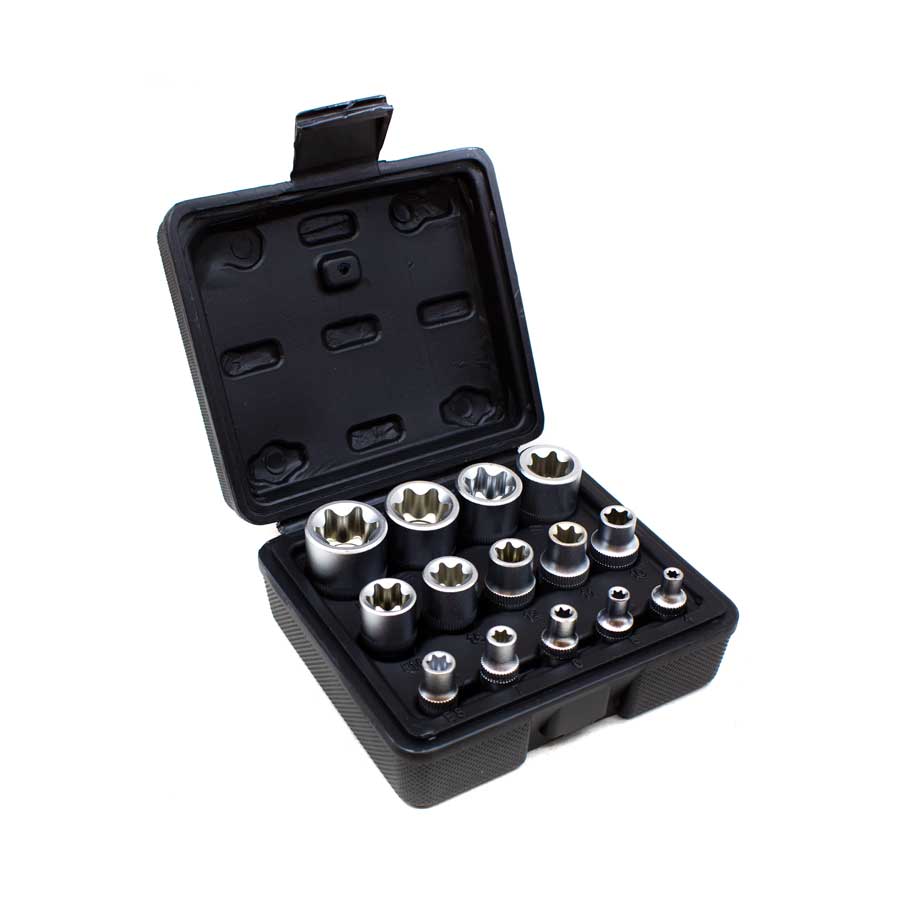 DADOS 14PZ T/ESTRELLA 1/4-3/8-1/2 HOTECHE 203301