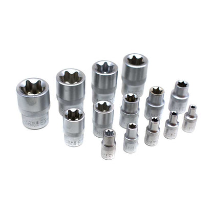 DADOS 14PZ T/ESTRELLA 1/4-3/8-1/2 HOTECHE 203301