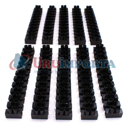 REGLETA DE CONEXION 10MM NEGRA LH-2110