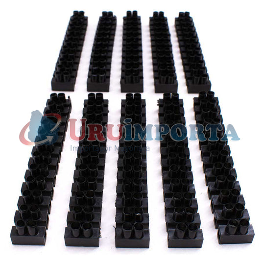 REGLETA DE CONEXION 10MM NEGRA LH-2110