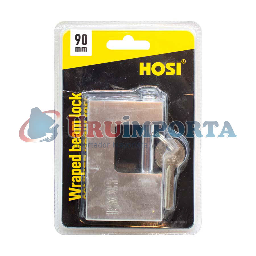 CANDADO DE PERNO 90MM EN BLISTERS C.Q.C LH-04