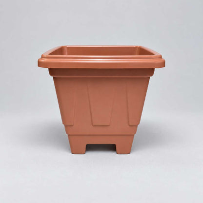 MACETA CUADRADA TERRACOTA 16LT 32*34CM