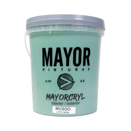LATEX ACRILICO INTERIOR MAYORCRYL VERDE MUSGO 3.6L
