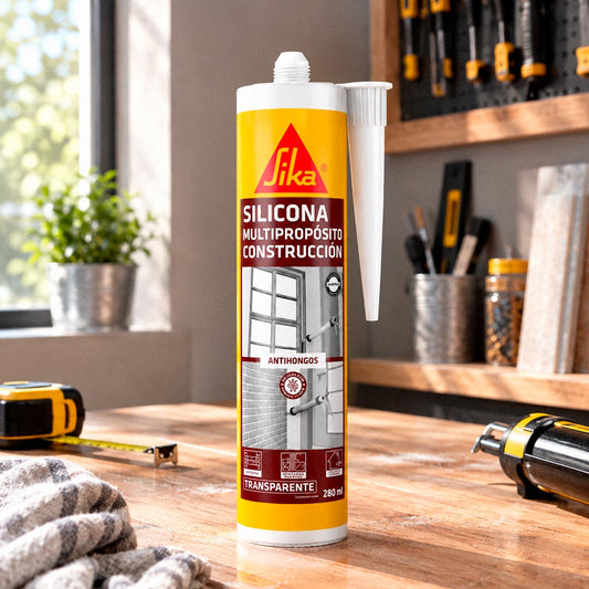 SILICONA SIKASEAL 132 MULTIPROPOSITO TRANSP. 280CC