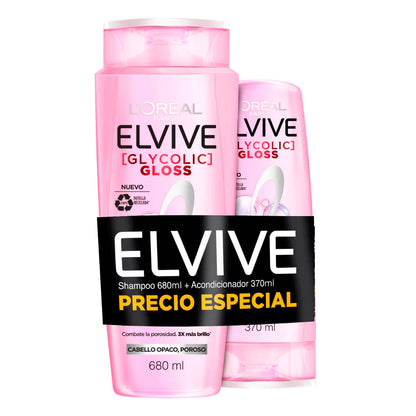 PACK ELVIVE GLYCOLIC CRISTAL 680+370