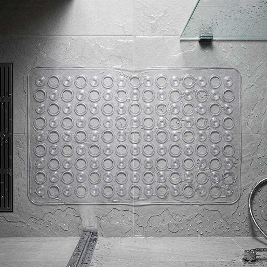 ALFOMBRA DE BAÑO PVC 38X60 TRANSPARENTE